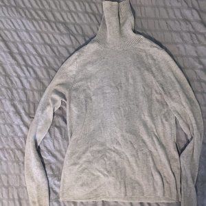 White/Gray turtle neck very warm